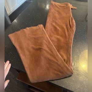 Ralph Lauren stunning suede flare bottom pants